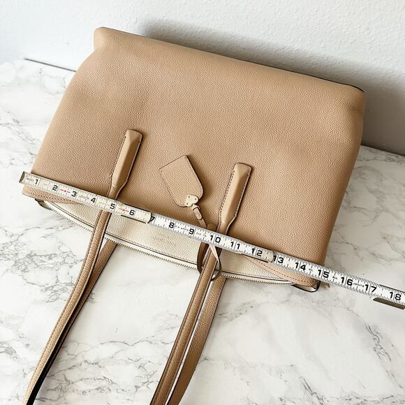 Kate Spade Tan Leather Tote Bag - Picture 15 of 15